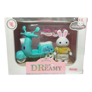 Kit Boneca Coelhinha Mini Cenário Bay Dreamy Kit Boneca Coelhinha Mini Cenário Bay Dreamy