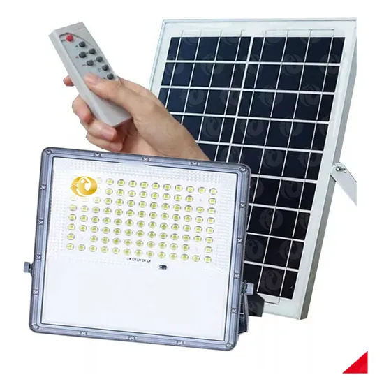 Lampara Solar Reflector 300w Led Panel Retilap Carcasa Negro Luz Blanco