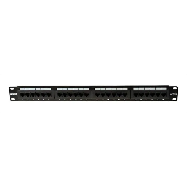 Patch Panel Nexxt Aw190nxt06 24 Puertos Cat5e Rj45 19 Pl /vc