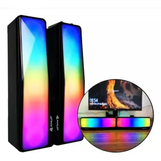 Caixa De Som Pc Gamer Soundbar P/jogos C/ Led Rgb Usb P2 Caixa De Som Pc Gamer Soundbar P/jogos C/ Led Rgb Usb P2