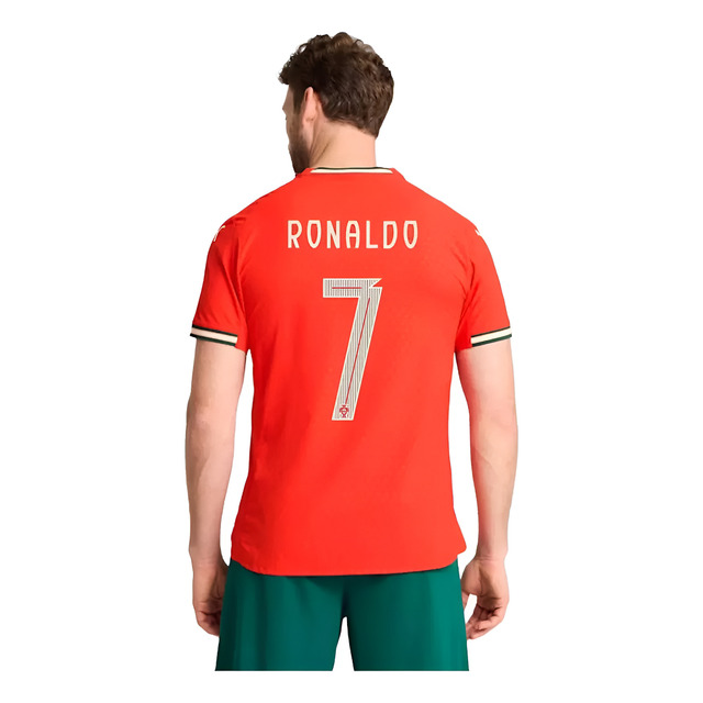 Camisa Puma Portugal 2025/26 Personalizada Ronaldo 7 Oficial Camisa Puma Portugal 2025/26 Personalizada Ronaldo 7 Oficial