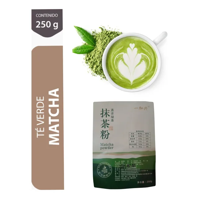 Te Verde En Polvo Matcha Calidad Premium