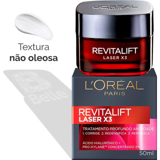 Revitalift HialurÎnico Laser X3 Antirrugas - 50ml - Loréal Revitalift HialurÎnico Laser X3 Antirrugas - 50ml - Loréal