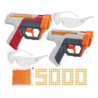 Nerf Pro Gelfire Dual Wield Pack, 2 Blasters Disparo Nerf Pro Gelfire Dual Wield Pack, 2 Blasters Disparo