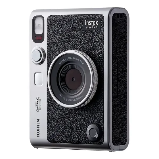 Cámara Fujifilm Instax mini EVO Hybrid Color Negro | Cuotas sin interés