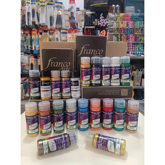 Pinturas Acrilicas Metalizadas 60cc