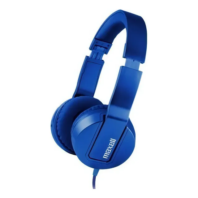 Audifonos Diadema Maxell Solid2 Manos Libres Microfono Dj Color Azul