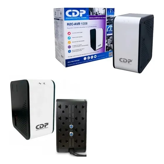 Regulador Chicago Digital Power R2c-avr1008 1000va, 8 Tomas