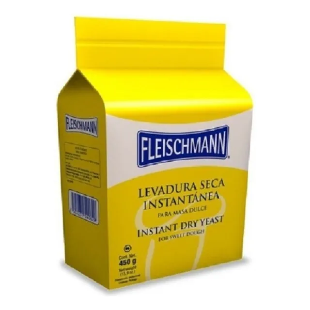 Levadura Seca Instantánea Fleischmann Masa Dulce 450gr