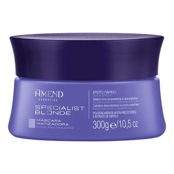 Máscara Matizadora Specialist Blonde Amend 300g