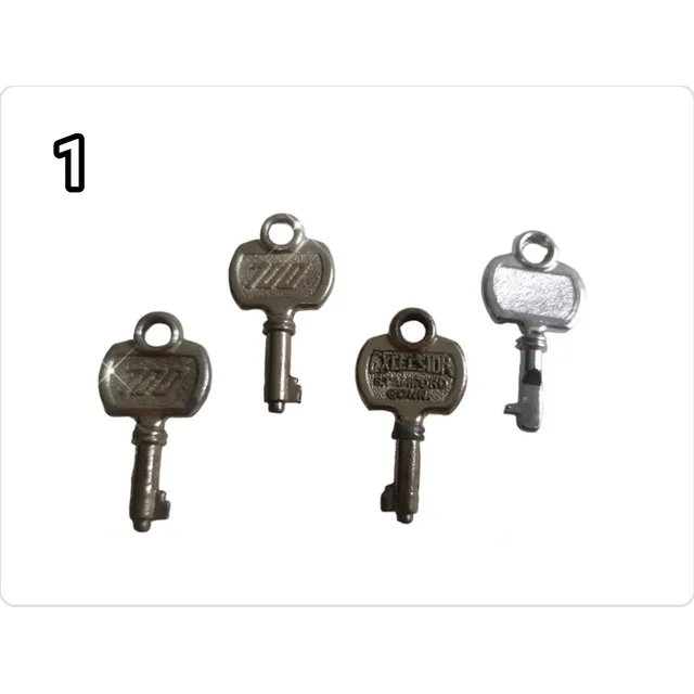4 Llaves Pequeñas De Acero Inox De La Prosperidad Nuevas