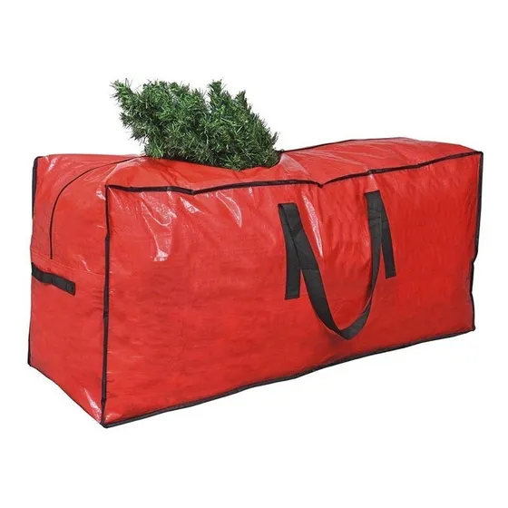 Bolsa 113x50x40cm 150gr Para Arbol De Navidad Color Rojo
