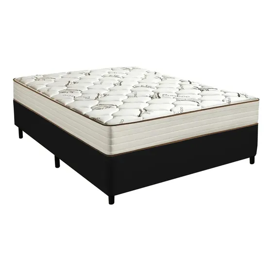 Sommier Somier Plaza Y Media Colchon Dormitorio Compramas Color Blanco