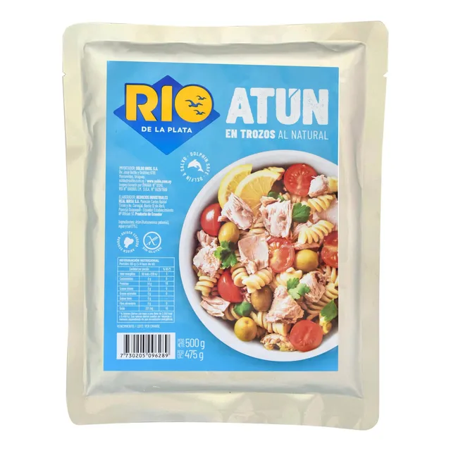 Atún En Trozos Al Natural Río De La Plata 500 Grs