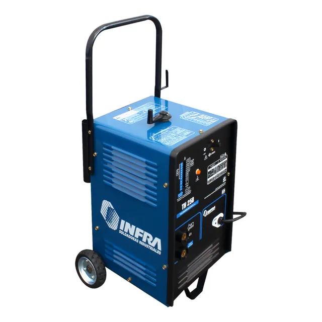 Soldadora inverter Infra TH 250 color azul 127V