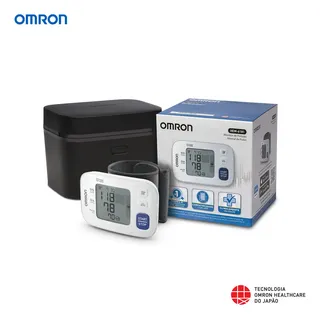 Monitor Pressão Arterial Pulso Omron HEM-6181 Medidor Aparelho Digital Aferidor Esfigmomanômetro Portátil Grande Automático Anvisa Inmetro