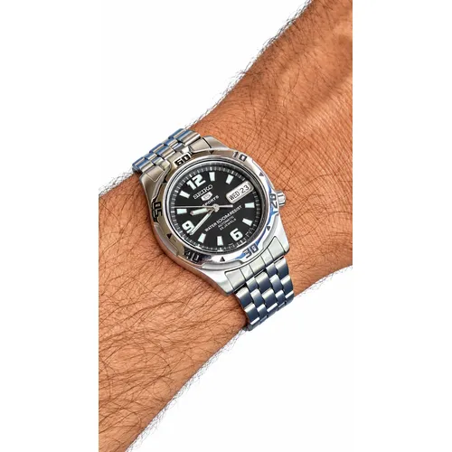 Seiko Relogio Masculino Snkm97 Analogico Mostrador Verde Au