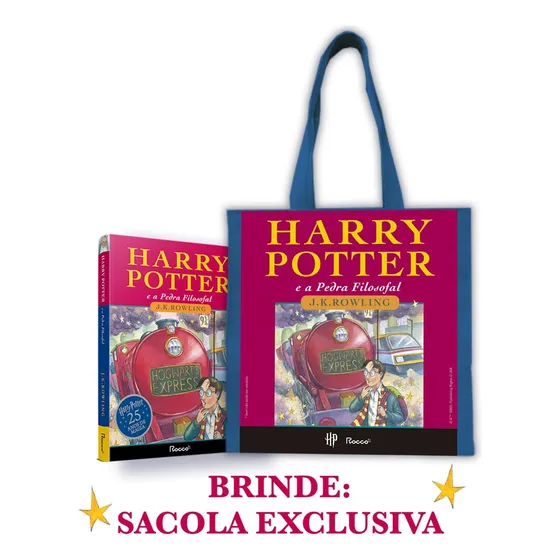 Harry Potter E A Pedra Filosofal - Edição Comemorativa De 25 Anos (com Brinde - Sacola)