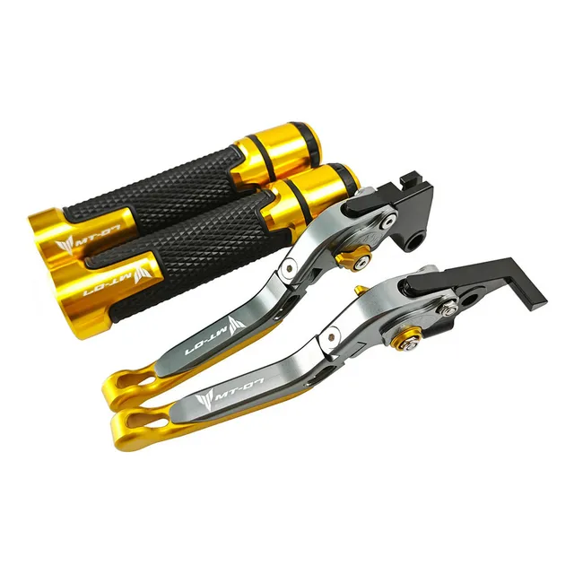 C Manijas, Palancas Y Puños Para Yamaha Mt-07 Mt07, Dorado
