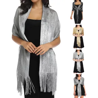 Bufanda De Pashmina Con Purpurina Para Mujer Para Vestidos D Bufanda De Pashmina Con Purpurina Para Mujer Para Vestidos D