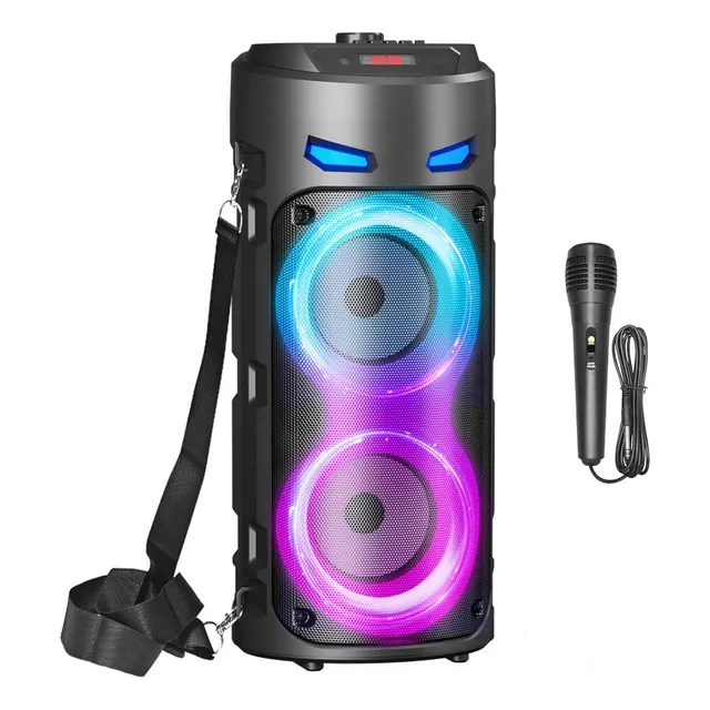 Subwoofer Altavoz Bluetooth Inalámbrico Micrófono Karaoke