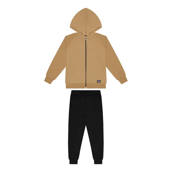 Conjunto Jaqueta E Calça Moletinho Menino Alakazoo Ref.19148