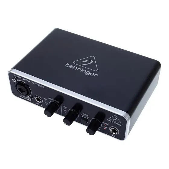 Interfaz de audio Behringer U-Phoria UMC22 negra 1.ª gen | Cuotas sin interés