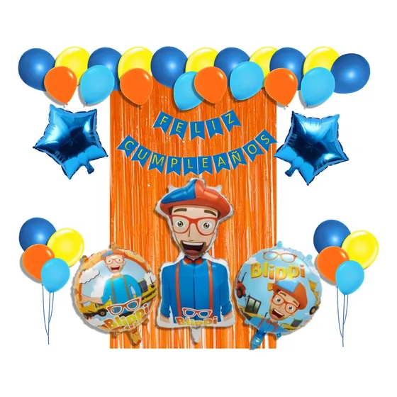 Kit Decoración Para Fiesta De Cumpleaños Temática (58 Pzas)