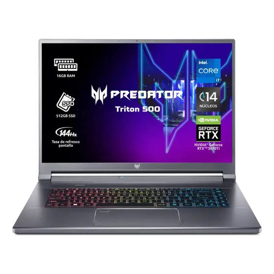 Portã¡til Acer Predator Triton 500 74m5 Ci7 12700h 6gb 512gb