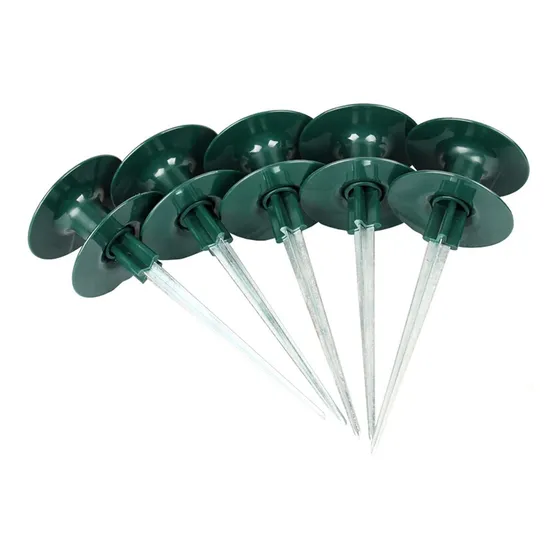 5 Guia Manguera Jardin 9.8 in Oxido Zink Metal Spike