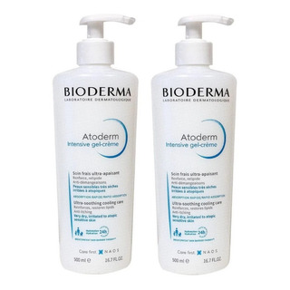 Kit C/2 Atoderm Intensive Gel Crème Bioderma 500ml Kit C/2 Atoderm Intensive Gel Crème Bioderma 500ml