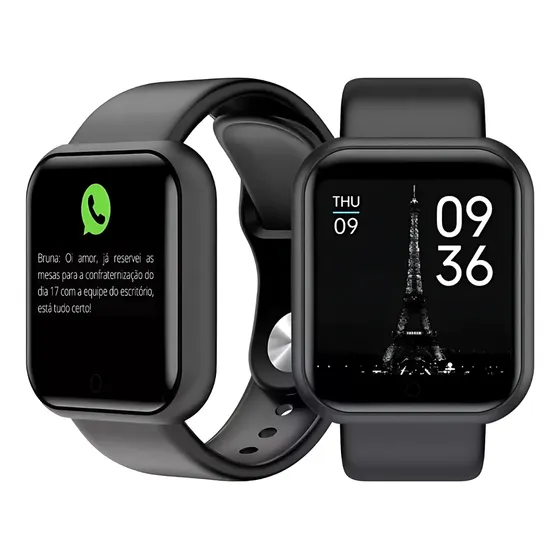 Relogio Smartwatch Masculino D20 Pró Whatsapp Instagram Face