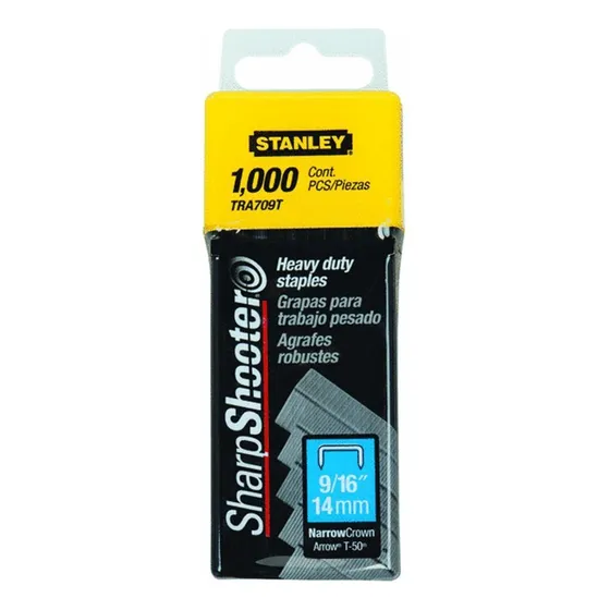 Grapas Stanley Tra709t 9/16  Para Trabajo Pesado