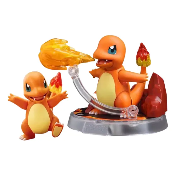 Muñeco Blokees Pokemon Original Bloques P/ Armar Charmader