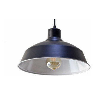 Lámpara Colgante Vintage Negra Con Blanco Lámpara Colgante Vintage Negra Con Blanco