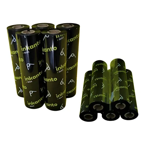 Ribbon de Cera Armor Inkanto AWR1 110mm x 74m Preto Impressoras
