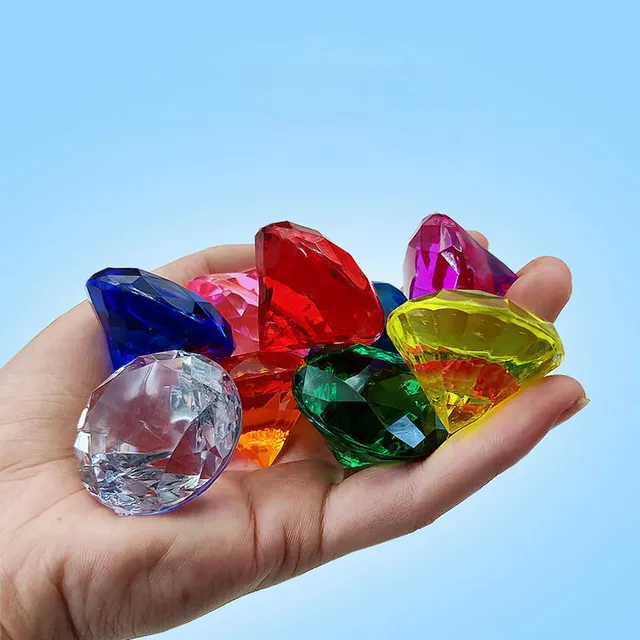 Juego De Diamantes De 10 Piezas Con Caja De Piratas En Forma