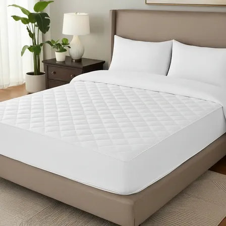 Protetor De Colchão Impermeável Casal Queen Size - Promoção Branco Liso Queen