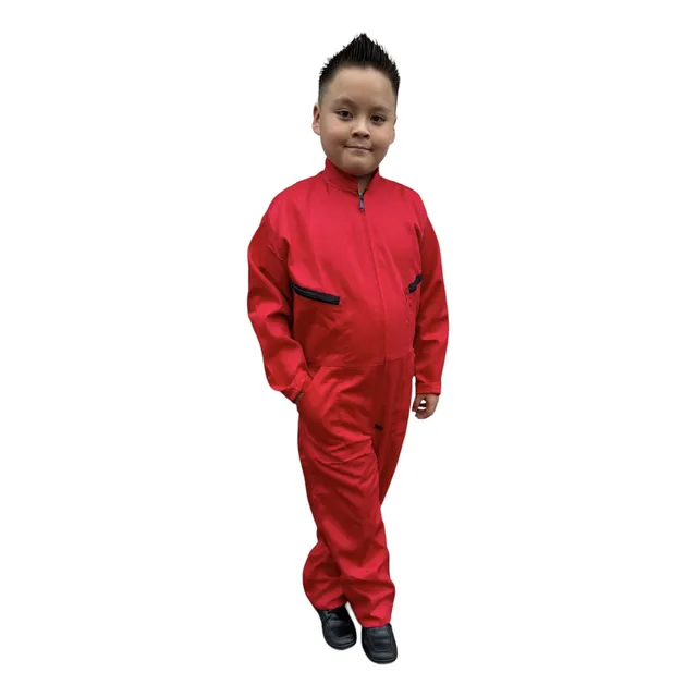 Overol Drill Enterizo Para Niño - Niña Trabajo Estudio