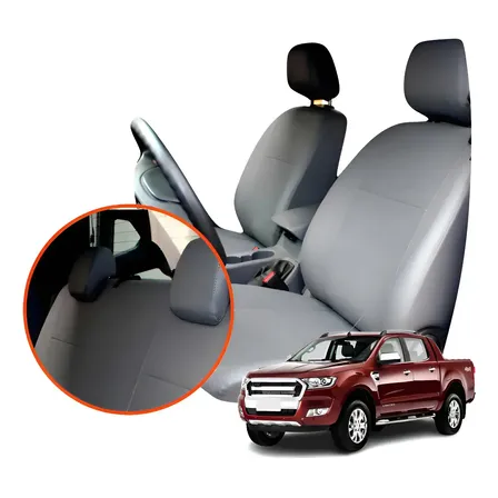 Capa Banco Carro 100% Couro Sob Medida Ajuste Perfeito Ranger Cd 2013 A 2023