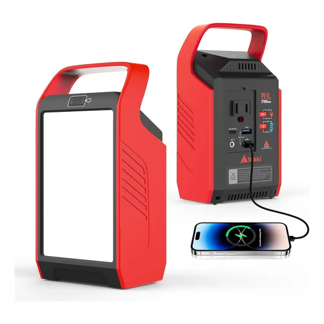 Estacion De Carga Energia Portatil Takki 99.9wh Y 27000mah
