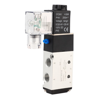 Electroválvula Dc24v 4v210-08 Neumática De 2 Posiciones Y 5 Electroválvula Dc24v 4v210-08 Neumática De 2 Posiciones Y 5