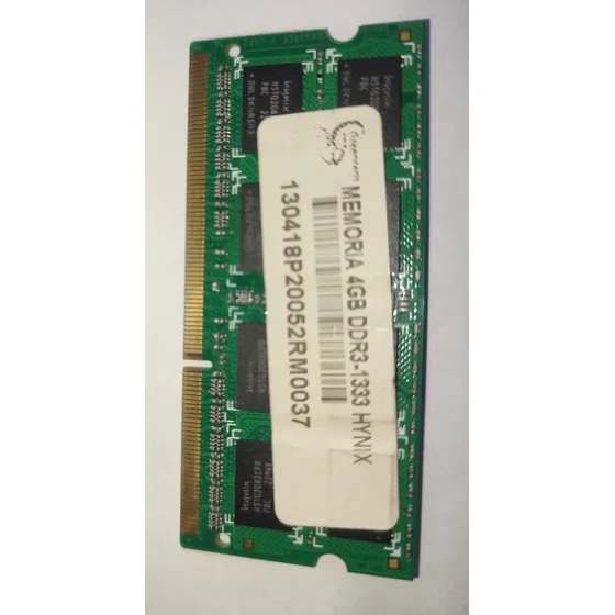 Memoria Ram Laptop 4gb Ddr3 Hinix 1333 Smt Sodimm. Usado. 