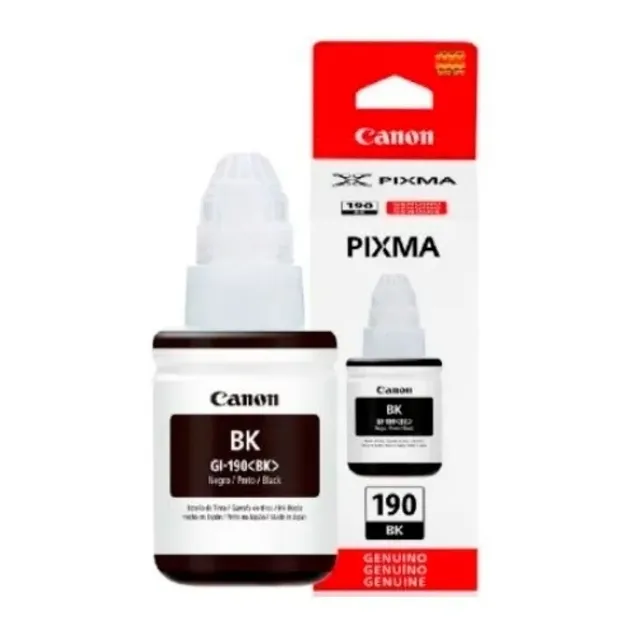 Botella De Tinta Original Canon Pixma 190 Bk (negra) 135ml