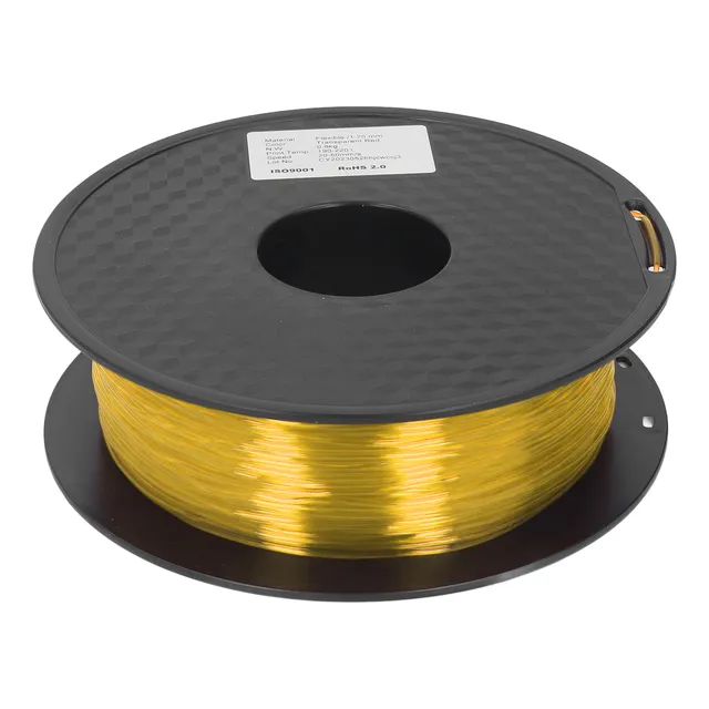Paquete De Filamentos De Tpu Amarillo, 1,75 Mm, 1 Kg, Flexib