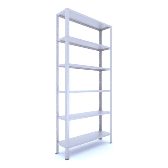Prateleira Estante De Aço Galvanizado 198x90 Com 6 Divisória
