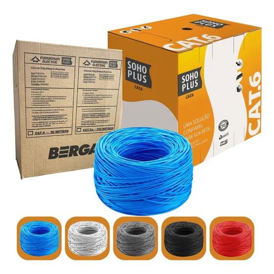 Cabo Furukawa Soho Plus De Rede Cat6 50m 