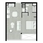 1 dormitorio  |  1 baño