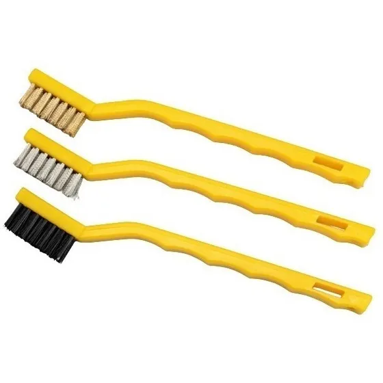 Cepillo De Alambre Tipo Dental De 3 Piezas