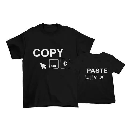 Playeras Dúo Día De La Madre Mamá Hijo Copia Ctrl C Ctrl V 